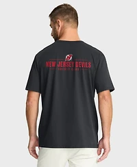 Fanatics Men's Black New Jersey Devils Crash The Net Legacy T-Shirt
