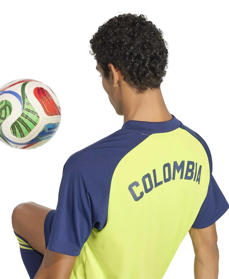 Adidas Men's Yellow Colombia National Team 2026 Pre-Match Jersey