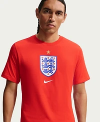 Nike Men's Red England National Team Crest T-Shirt