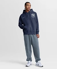 Nike Men's Navy New York Yankees Primetime Lockup Full-Zip Hoodie