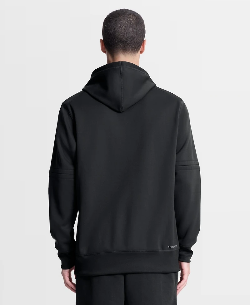 Nike Men's Black Cincinnati Reds Authentic Collection Therma-fit Hoodie