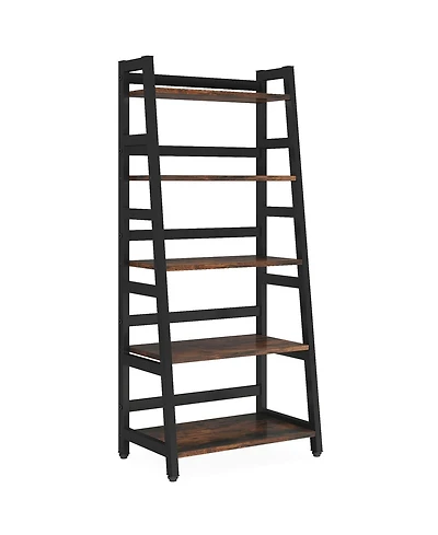 Slickblue Modern 5-Tier Bookcase Etagere with Spacious Storage Display