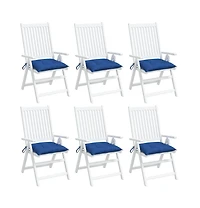 vidaXL Chair Cushions 6 pcs 15.7"x15.7"x2.8" Oxford Fabric