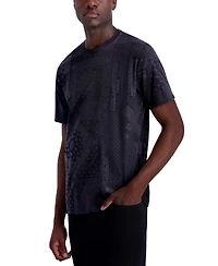 Karl Lagerfeld Paris Men's Bandana Print T-Shirt