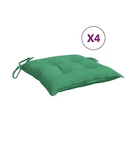 vidaXL Chair Cushions 4 pieces 15.7"x15.7"x2.8" Oxford Fabric