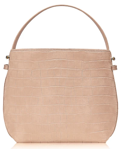 GiGi New York Selena Nubuck Leather Small Bucket Handbag