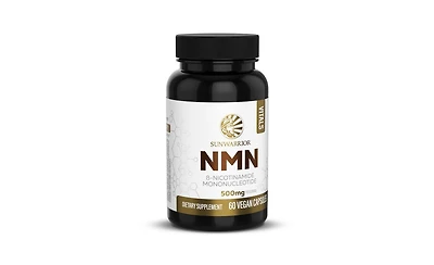 Sunwarrior Nmn Capsules 500 Milligram for Cellular Energy and Healthy Aging Support, Formula, 60 Capsules