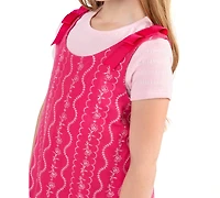 Rare Editions Girls' 2T-6X Short-Sleeve Top and Jumper, 2-Piece Set