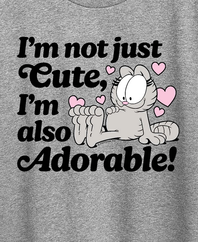 Hybrid Apparel Plus The Garfield Adorable Nermal Graphic T-Shirt