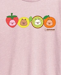 Hybrid Apparel Plus CapyFun Fruits Graphic T-Shirt