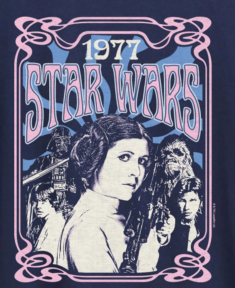 Hybrid Apparel Plus Star Wars 70s Princess Leia Graphic T-Shirt