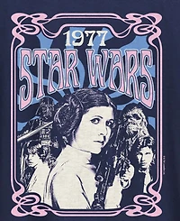 Hybrid Apparel Plus Star Wars 70s Princess Leia Graphic T-Shirt