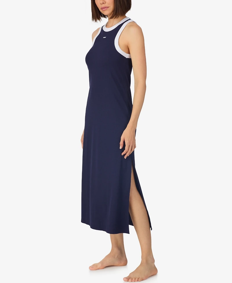 Dkny Women's Rib Maxi Tank Sleep Chemise