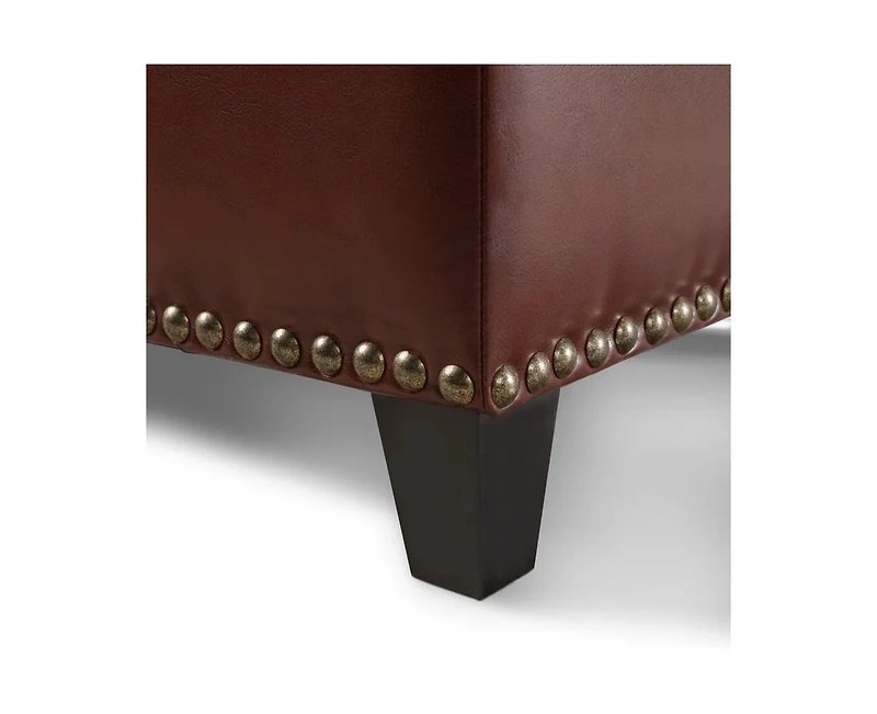 Flynama 51 Inch Large Storage Ottoman Bench Tufted with Hinged Lid for Living Room Bedroom Modern Footrest