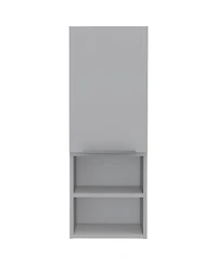 Midola Mila Bathroom Cabinet, with Two Internal Shelves, Two External Shelves and Single Door