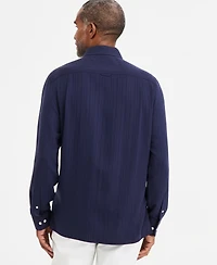 Club Room Men's Solid Silk Blend Long-Sleeve Shirt, Macy's Exclusive
