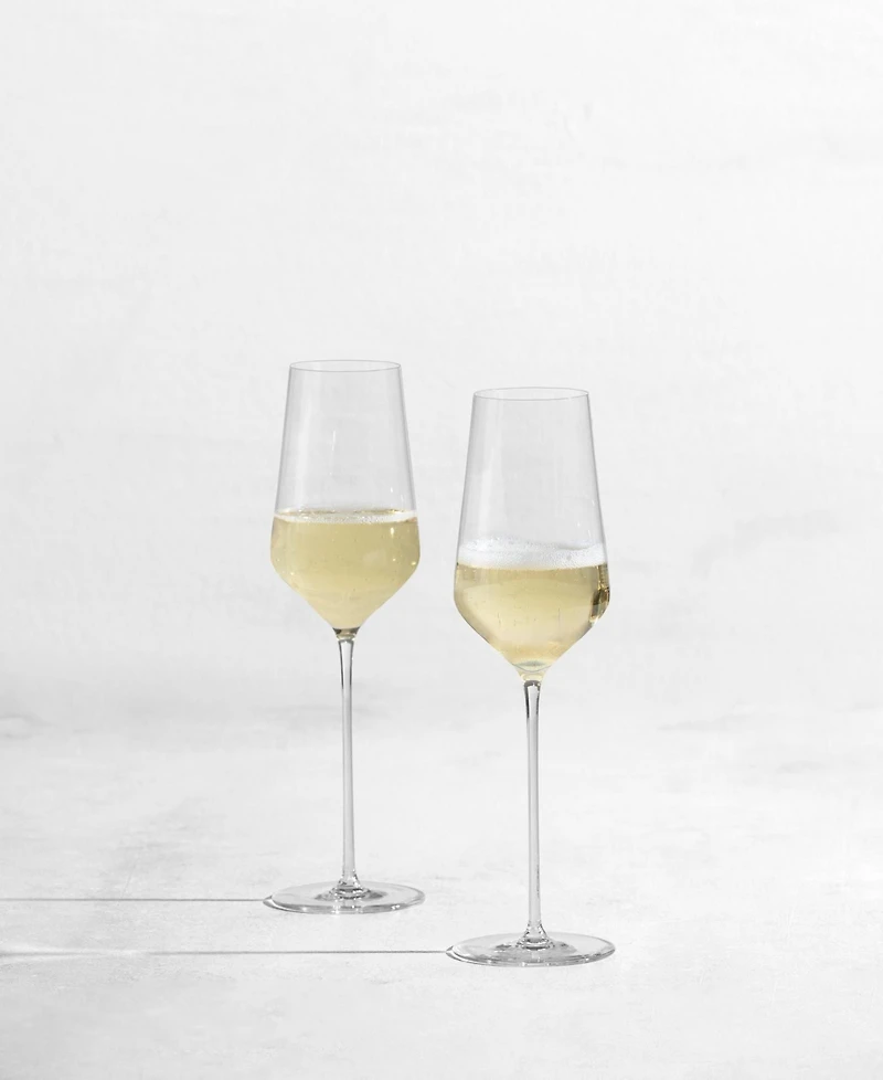 Zwiesel Glas Nektar Handmade Champagne Glasses, Set of 2