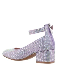 Nina Girls LENNIE2 Light Rhinestone Dress Shoes