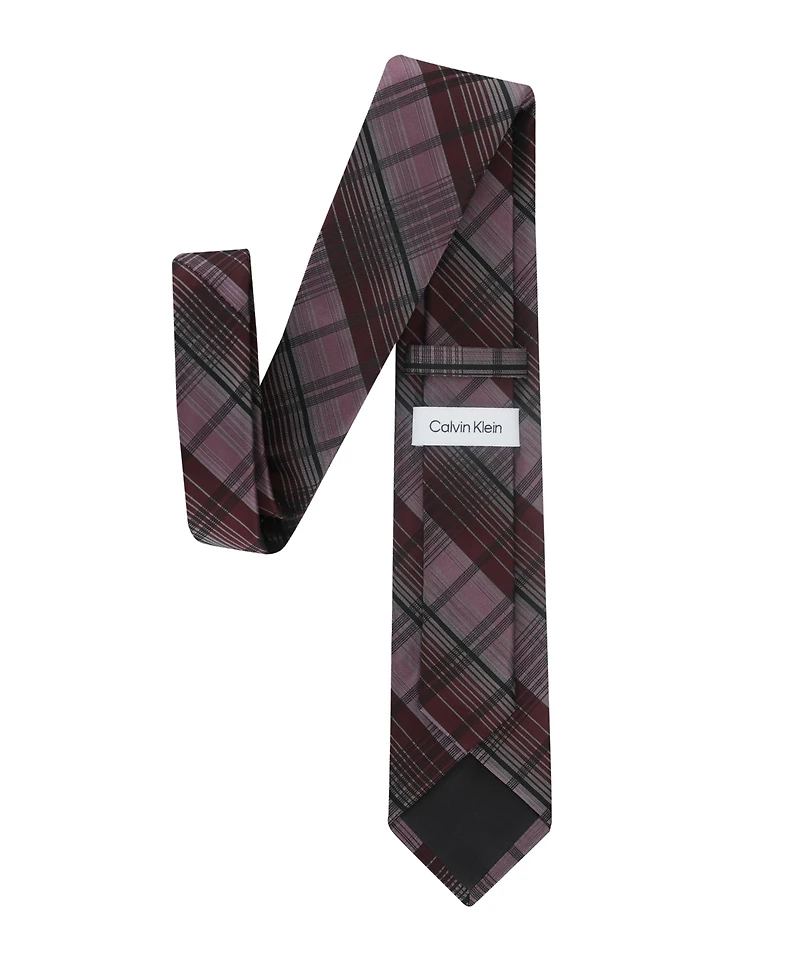 Calvin Klein Men's Priscille Plaid Tie