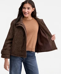 CoffeeShop Women's Short-Raglan-Sleeve Coat
