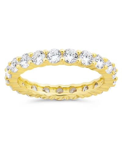 Sterling Forever Gracie Cubic Zirconia Eternity Ring