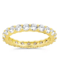 Sterling Forever Gracie Cubic Zirconia Eternity Ring