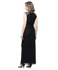 Alex Evenings Petite Sweetheart Neck Sleeveless Maxi Dress