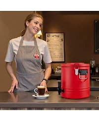 Cozito Insulated Beverage Dispenser, 3 Gal 11.4L Hot and Cold Drink Server with Spigot