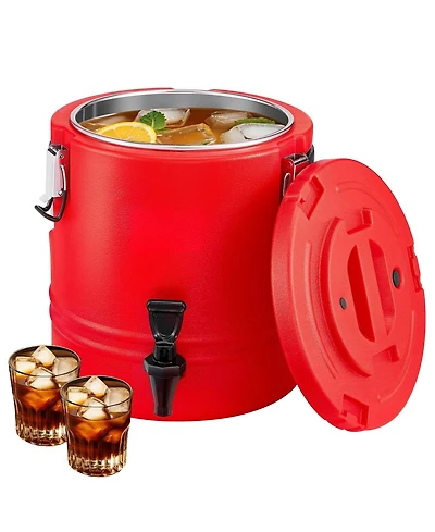 Cozito Insulated Beverage Dispenser, 3 Gal 11.4L Hot and Cold Drink Server with Spigot