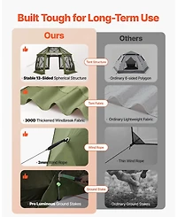 Cozito Pop Up Gazebo Screen Tent