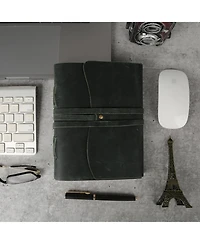 Gnuadz Leather Journal Vintage Notebook Unlined Blank Paper Travel Diary Sketchbook