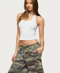 Edikted Women's Kristene Ribbed Halter Top