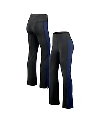 Fanatics Women's Black New York Yankees Studio Fitted Flared Leggings