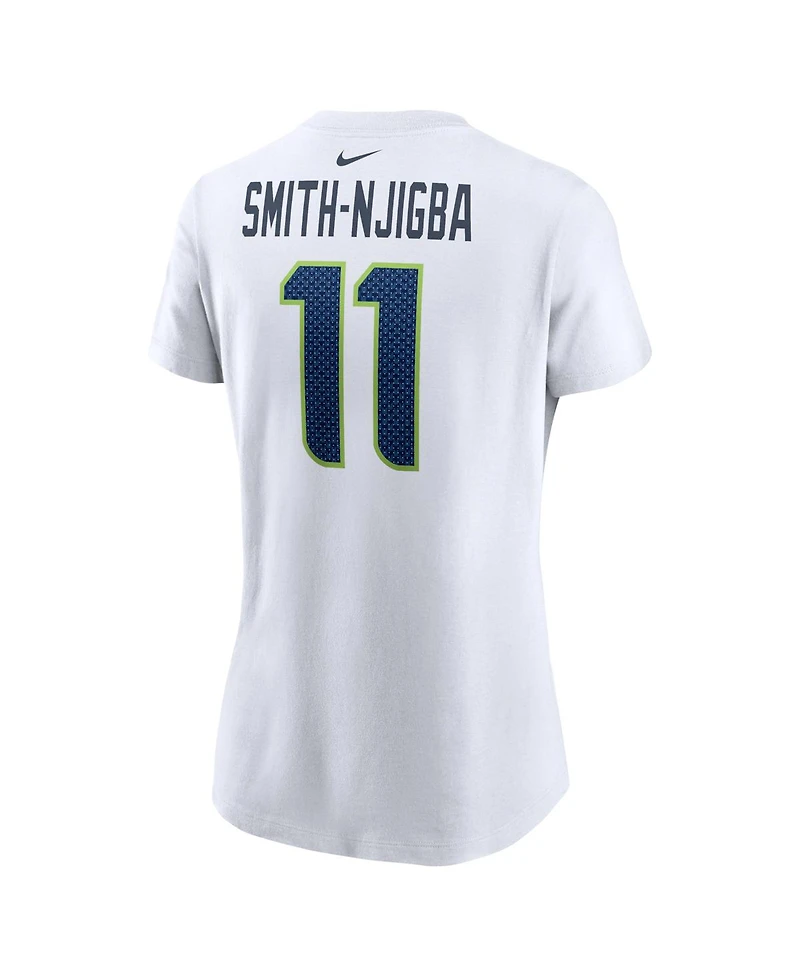 Nike Women's Jaxon Smith-Njigba White Seattle Seahawks Player Name Number T-Shirt