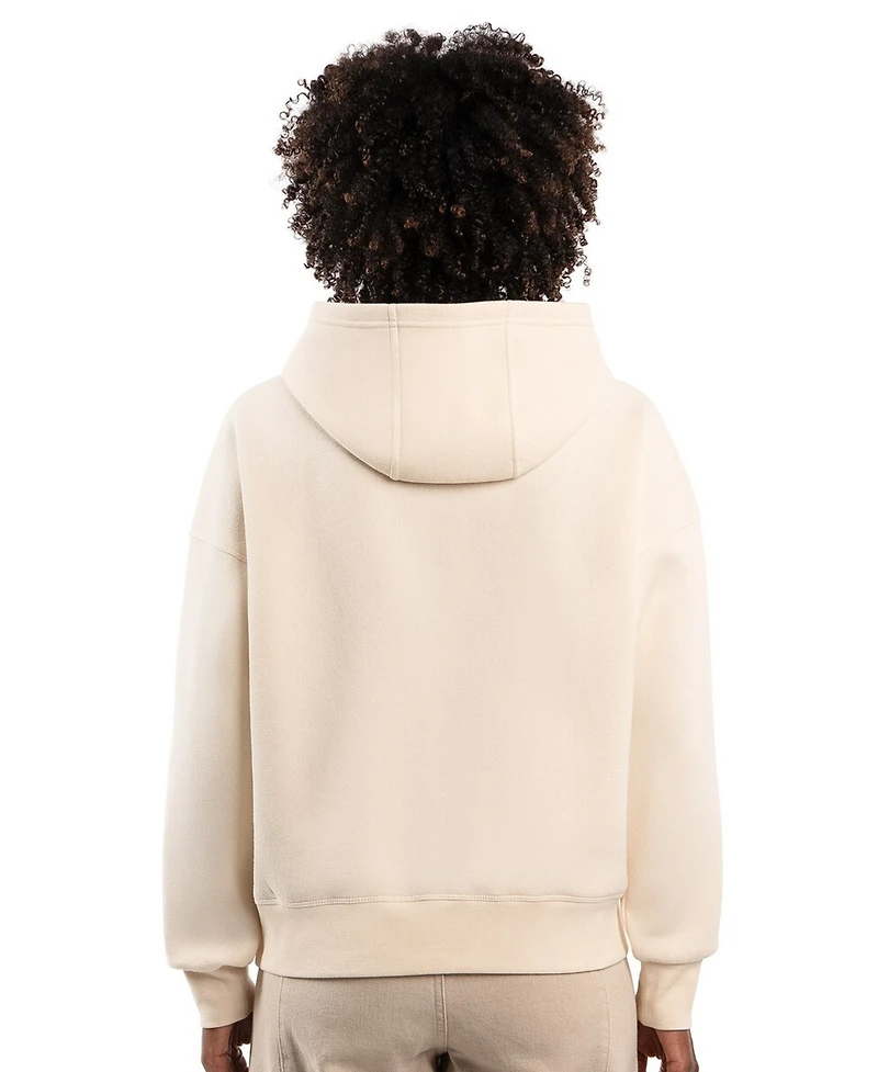 Starter Women's Cream New York Yankees Fleece Rhinestone Hoodie