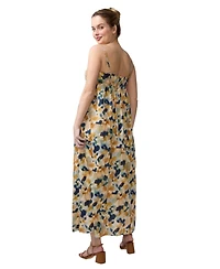 Ingrid + Isabel Maternity Printed Poplin Maxi