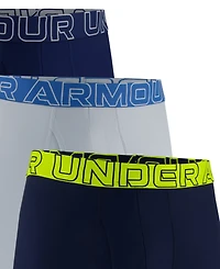 Under Armour Men's Performance Tech Mesh Solid 6" Boxer Briefs, 3-Pack