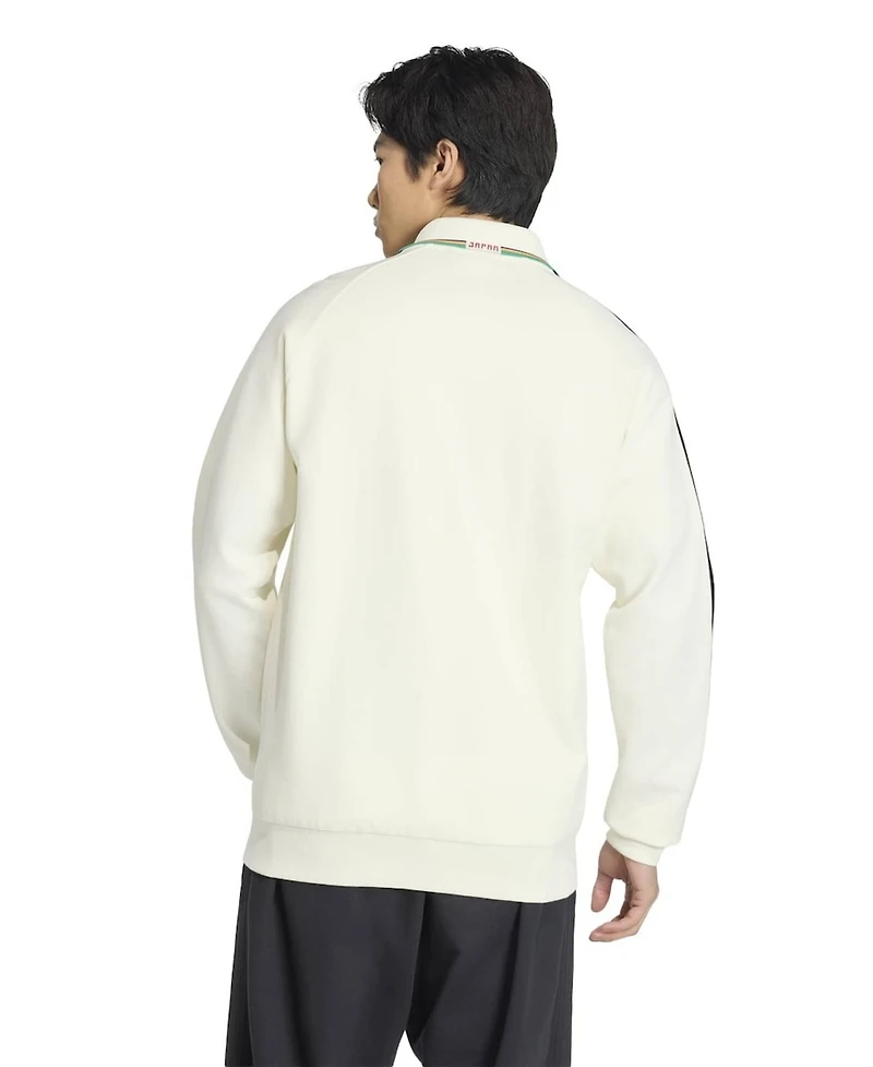 Adidas Men's White Japan National Team 2026 Away Full-Zip Anthem Jacket