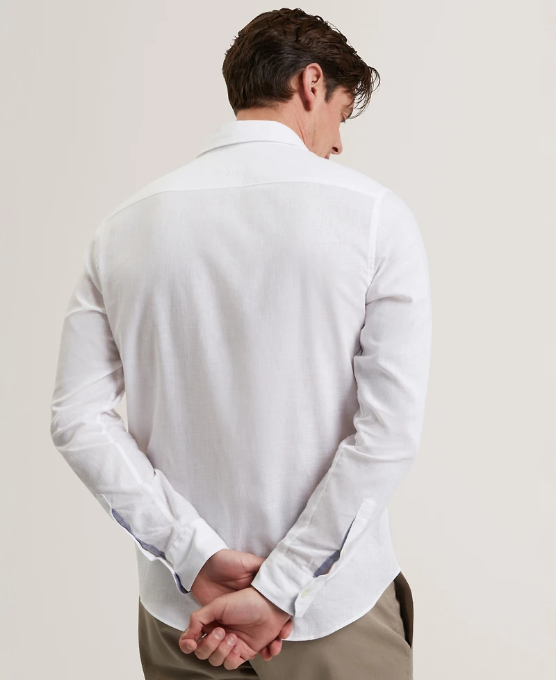 Ted Baker Men's Prynn Long-Sleeve Solid Shirt