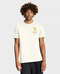 Nike Men's Cream San Diego Padres Primetime 2-Hit T-Shirt