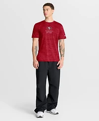 Nike Men's Scarlet San Francisco 49ers Velocity Ball Carrier Dri-fit T-Shirt