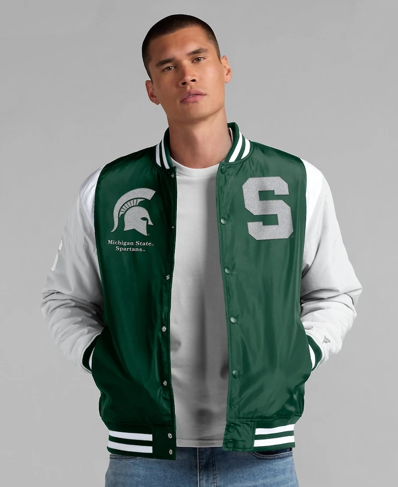 Fanatics Men's Green Michigan State Spartans Elements Elite Full-Snap Jacket
