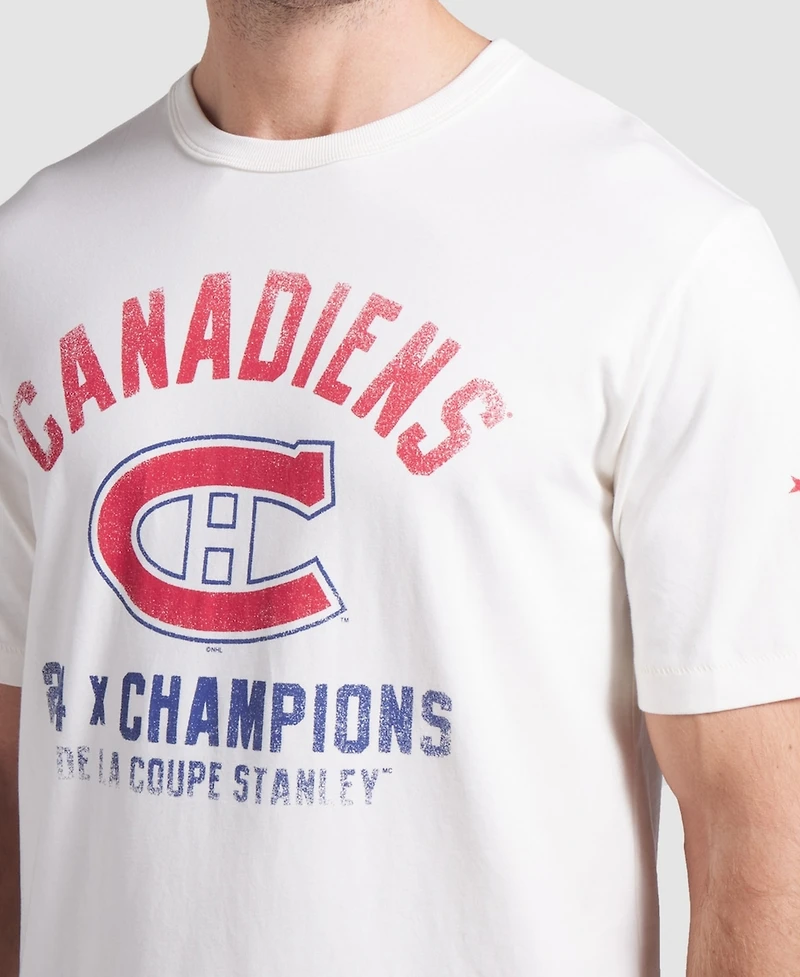 Fanatics Men's White Montreal Canadiens Decades Collection Timeless T-Shirt