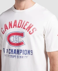 Fanatics Men's White Montreal Canadiens Decades Collection Timeless T-Shirt