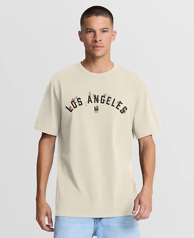 Fanatics Men's Cream LA28 Summer Olympics Bloom T-Shirt