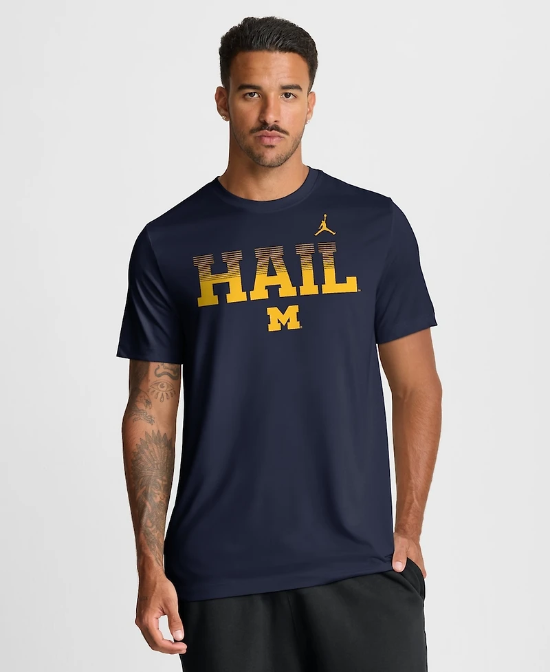 Jordan Men's Navy Michigan Wolverines Primetime Legend Kinetic Mantra Dri-fit T-Shirt