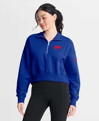 Nike Women's Royal Buffalo Bills Phoenix Fleece Quarter-Zip Sweatshirt