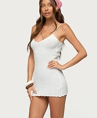 Edikted Women's Margaery Crochet Mini Dress