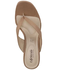 LifeStride Women's Stella Thong Slip-On Sandals