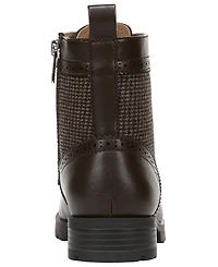 LifeStride Women's Lena Zip Lace-Up Booties